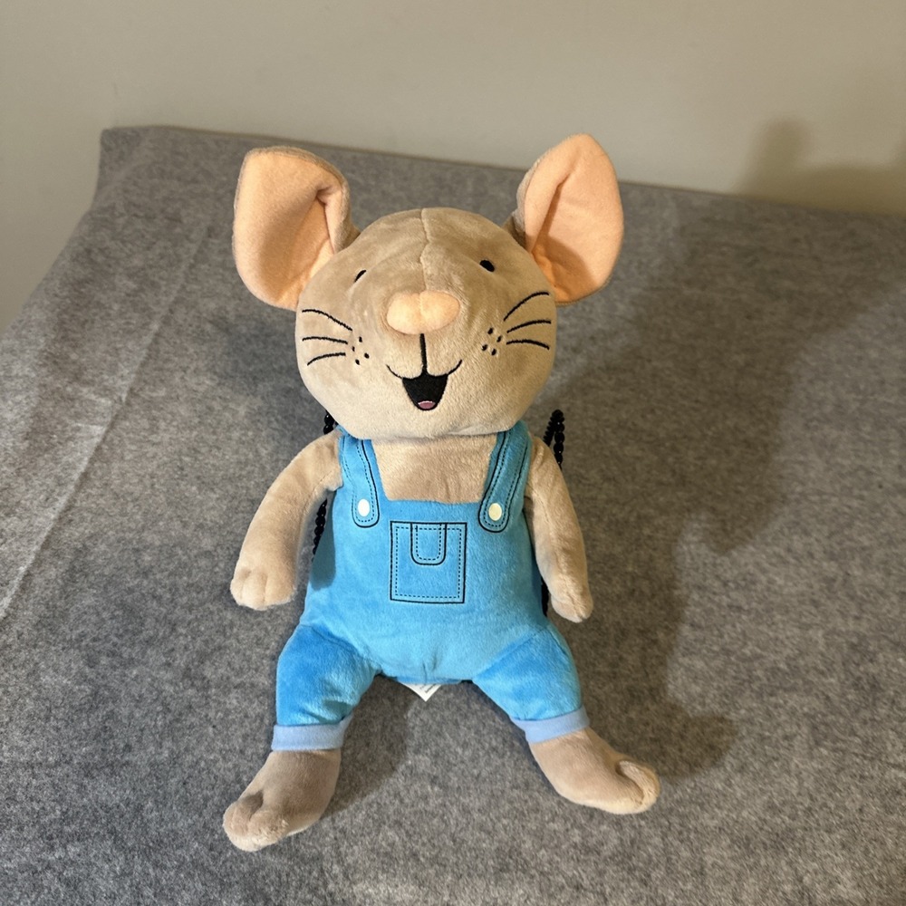 Kohls Cares If You Give a Mouse a Cookie Plush 15" Blue Overalls Stuffed Animal